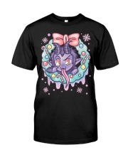 Creepy Christmas Krampus Akanbe Classic T-Shirt front
