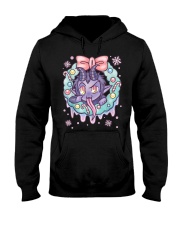 Creepy Christmas Krampus Akanbe Hooded Sweatshirt tile