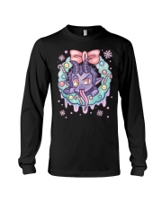 Creepy Christmas Krampus Akanbe Long Sleeve Tee tile