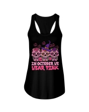 In October We Wear Pink Sugar Skull Ladies Flowy Tank tile