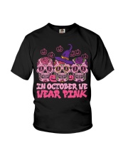 In October We Wear Pink Sugar Skull Youth T-Shirt tile