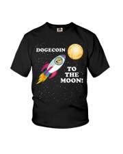 Dogecoin Astronaut To the Moon Youth T-Shirt tile