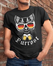 Funny Prost Pun Purrost Cat Classic T-Shirt apparel-classic-tshirt-lifestyle-26