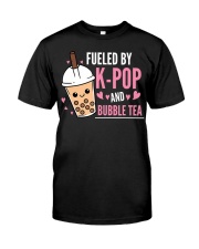 Fueled By K-Pop And Bubble Tea Classic T-Shirt front