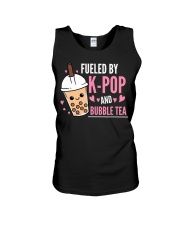 Fueled By K-Pop And Bubble Tea Unisex Tank tile