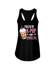 Fueled By K-Pop And Bubble Tea Ladies Flowy Tank tile
