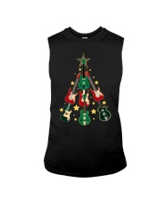 Cool Guitar Christmas Tree Guitar Lovers Christmas Tree T-Shirt Sleeveless Tee tile