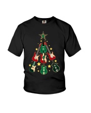 Cool Guitar Christmas Tree Guitar Lovers Christmas Tree T-Shirt Youth T-Shirt tile