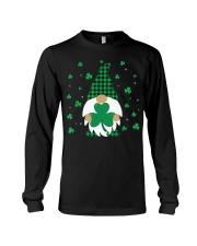 Green Plaid Gnomes St Patricks Day Long Sleeve Tee tile