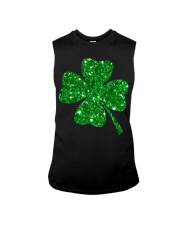 Sparkle Clover Shamrock Irish Sleeveless Tee tile