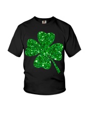 Sparkle Clover Shamrock Irish Youth T-Shirt tile