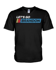 Let's Go Brandon V-Neck T-Shirt tile