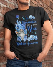 Gnomes In November We Wear Blue Diabetes Awareness Classic T-Shirt apparel-classic-tshirt-lifestyle-26