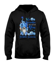 Gnomes In November We Wear Blue Diabetes Awareness Hooded Sweatshirt tile