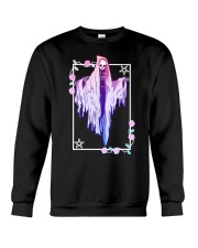 Pastel Goth Ghost Tarot Style Crewneck Sweatshirt tile