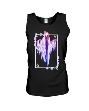 Pastel Goth Ghost Tarot Style Unisex Tank tile
