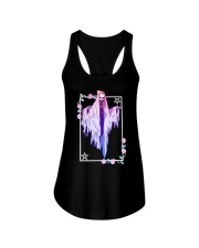 Pastel Goth Ghost Tarot Style Ladies Flowy Tank tile