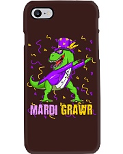 Mardi Gras Dabbing T Rex Phone Case tile