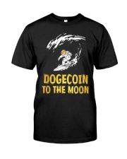 Dogecoin to the Moon Classic T-Shirt front