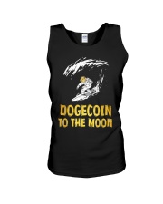 Dogecoin to the Moon Unisex Tank tile