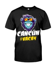 Monkey Cancun Vacation Party Trip Classic T-Shirt front