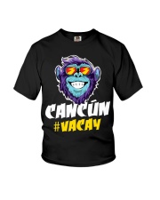 Monkey Cancun Vacation Party Trip Youth T-Shirt tile
