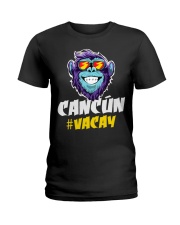 Monkey Cancun Vacation Party Trip Ladies T-Shirt tile