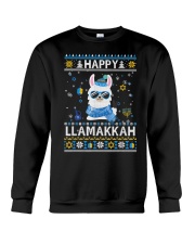 Happy Llamakkah Crewneck Sweatshirt tile
