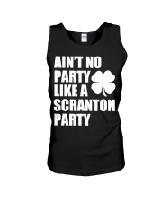 Scranton Irish Party Unisex Tank tile