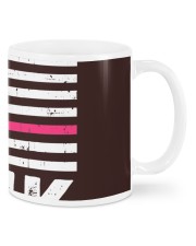 Back The Pink Ribbon Flag Breast Cancer Mugs tile