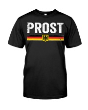 Vintage Oktoberfest German Flag Prost Classic T-Shirt front