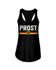 Vintage Oktoberfest German Flag Prost Ladies Flowy Tank tile