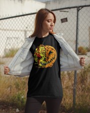 Softball Player Halloween Pumpkin Classic T-Shirt apparel-classic-tshirt-lifestyle-07