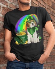 Beagle Dog Irish Leprechaun Classic T-Shirt apparel-classic-tshirt-lifestyle-26