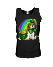 Beagle Dog Irish Leprechaun Unisex Tank tile
