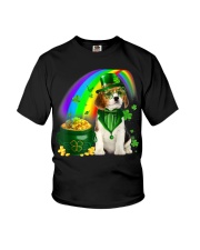 Beagle Dog Irish Leprechaun Youth T-Shirt tile