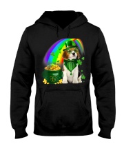 Beagle Dog Irish Leprechaun Hooded Sweatshirt tile