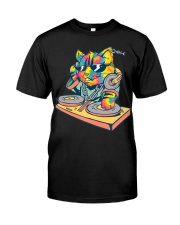 Kitty Dj Cat Classic T-Shirt front