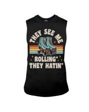 Roller Skating They See Me Rollin' They Hatin' Sleeveless Tee tile