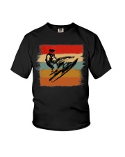 Vintage Jet Ski Paint Stripes Youth T-Shirt tile