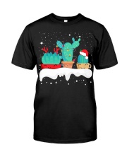 Cute Cactus Christmas Pajama Xmas Holiday Party Funny Gifts T-Shirt Classic T-Shirt front