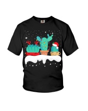 Cute Cactus Christmas Pajama Xmas Holiday Party Funny Gifts T-Shirt Youth T-Shirt tile