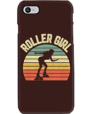 Retro Roller Girl Phone Case tile