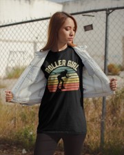 Retro Roller Girl Classic T-Shirt apparel-classic-tshirt-lifestyle-07