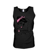 Breast Cancer Survivor Rosie Riveter Unisex Tank tile