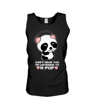 Can't Hear You I'm listening to K-Pop Unisex Tank tile