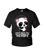 Can't Hear You I'm listening to K-Pop Youth T-Shirt tile