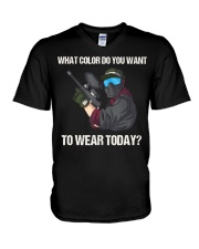 Paintballer V-Neck T-Shirt tile