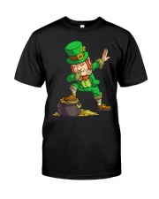 Dabbing Leprechaun Classic T-Shirt front