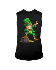 Dabbing Leprechaun Sleeveless Tee tile
